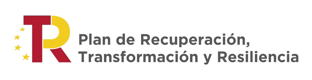 Logotipo del plan de recuperación, transformación y resiliencia