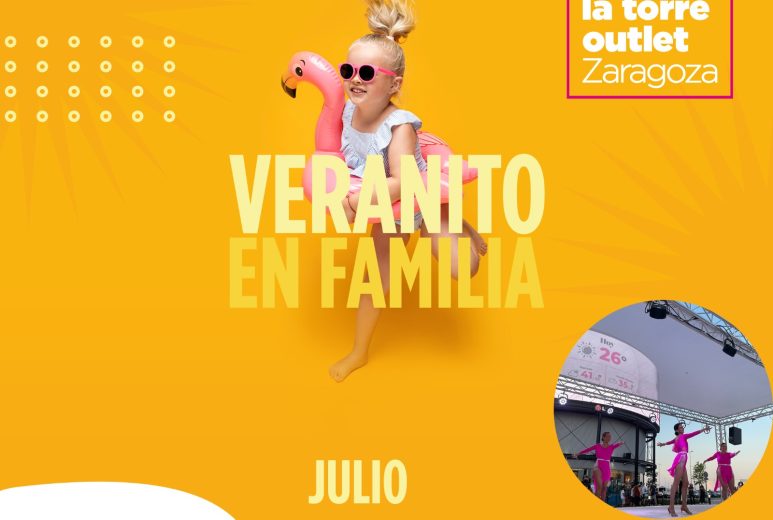 Cartel del evento en Torre Outlet 2023