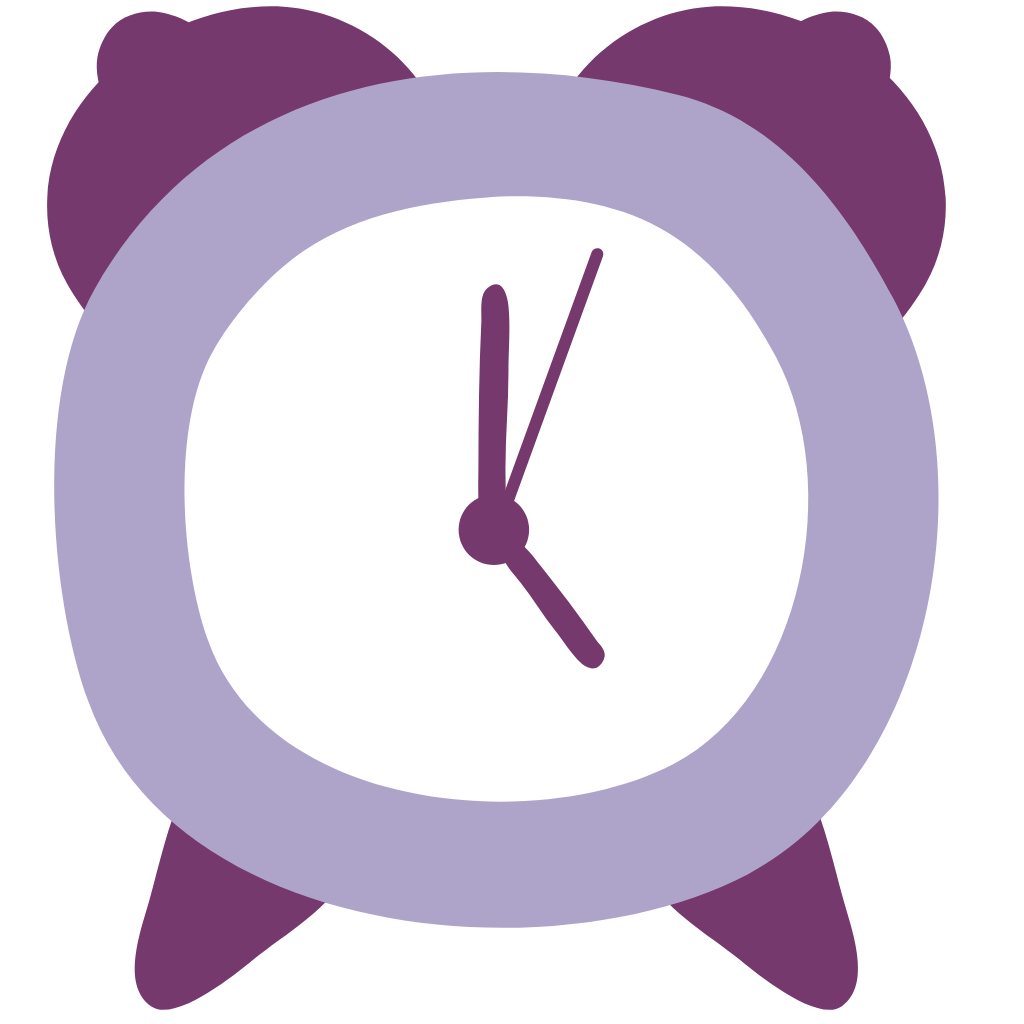 Icono decorativo del horario
